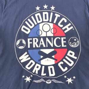 Harry Potter Quidditch France World Cup T-Shirt Men's Medium Navy Blue BoxLunch‎